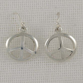 Peace Symbol Earrings
