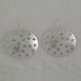 Textured Starry Earrings