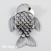 Fish Plain Pendant Mexican Sterling Silver