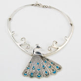 Peacock Stone Necklace