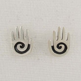 Hand-Shaped Plain Earrings