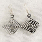 Rhomb Spirals Earrings