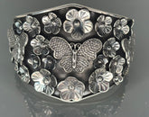 Buterfly Flower Oxidize Bracelet