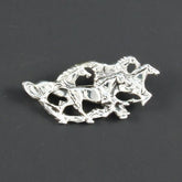 Horses Plain Brooch