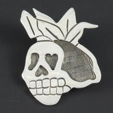 Skull Plain Brooch
