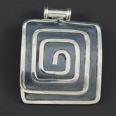 Square Spiral Pendant