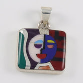 Square Stone Pendant