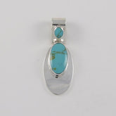 Oval Turquoise Pendant