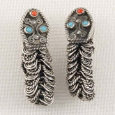 Silver Earrings with Small Stones