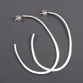 Oval Plain Earrings