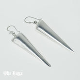Cones Plain Earrings Mexican Sterling Silver