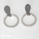 Hoop Plain Earrings Mexican Sterling Silver