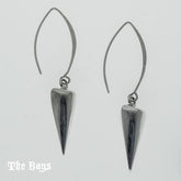 Cones Small Plain Earrings Mexican Sterling Silver