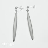 Chick Small Sticks Plain Earrings Mexican Sterling Silver