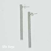 Chick Sticks Plain Earrings Mexican Sterling Silver