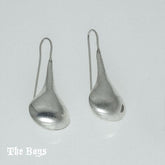 Plain Drops Earrings Mexican Sterling Silver