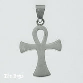 Egyptian Cross Plain Pendant Mexican Sterling Silver