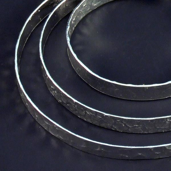 Hammered Circles Earrings