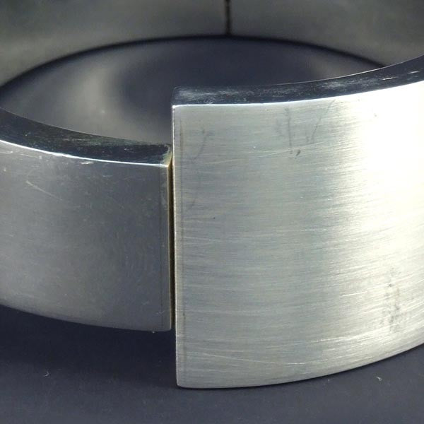 Silver Plain Bracelet Mexican Sterling Silver