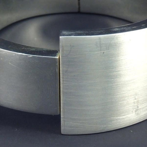 Silver Plain Bracelet Mexican Sterling Silver