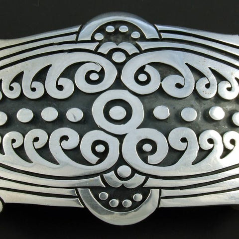 Silver Buckle Belt