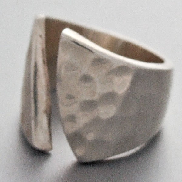 Hammered Open Ring