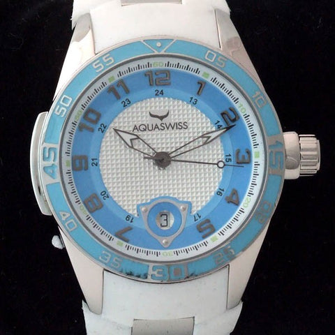 Aquaswiss Silver & Blue