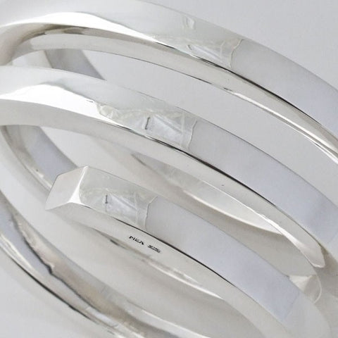 Bracelet Espiral Tubo Cuadrado