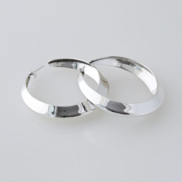 Large Plain Hoops