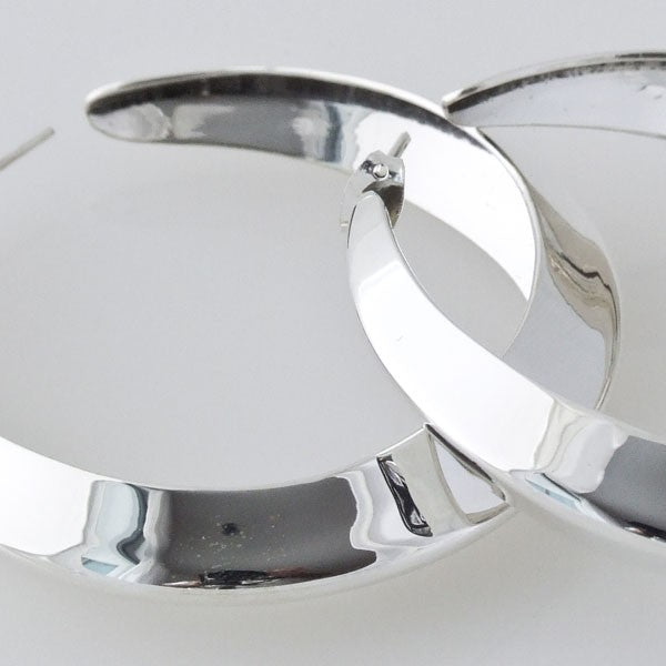 Large Plain Hoops