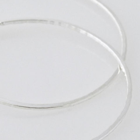 Large Hammered Hoop