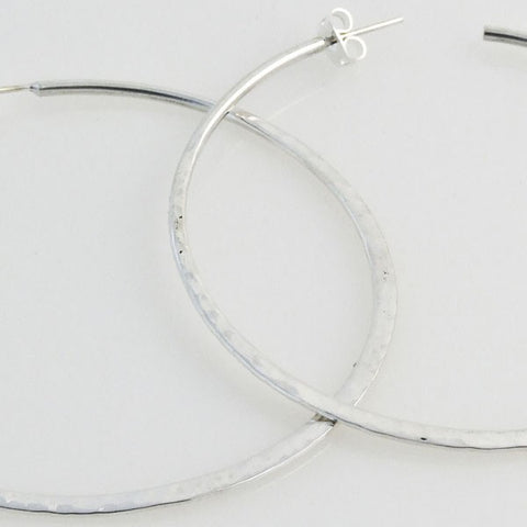 Hammered Hoops Large