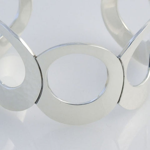 Oval Plain/Hammered Bracelet