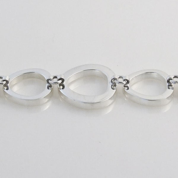 Oval Shine Plain Bracelet