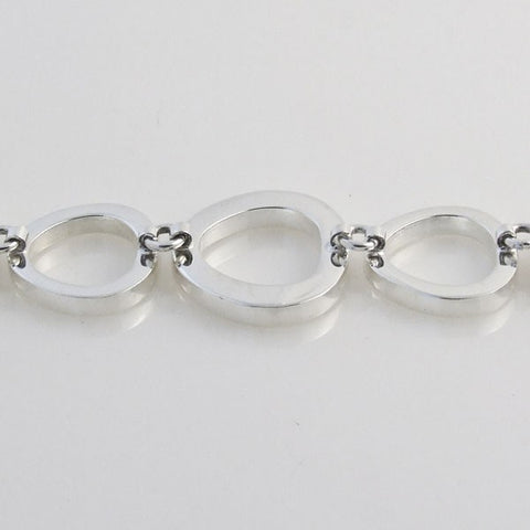 Oval Shine Plain Bracelet