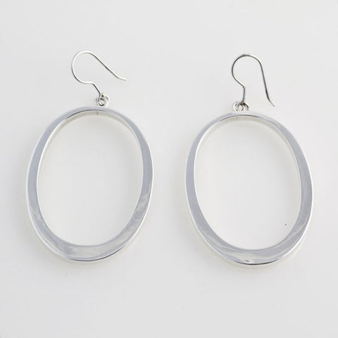Hollow Hoop Oval Plain