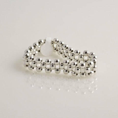 Beads Flexible Extra Small Bracelet Mexican Sterling Silver