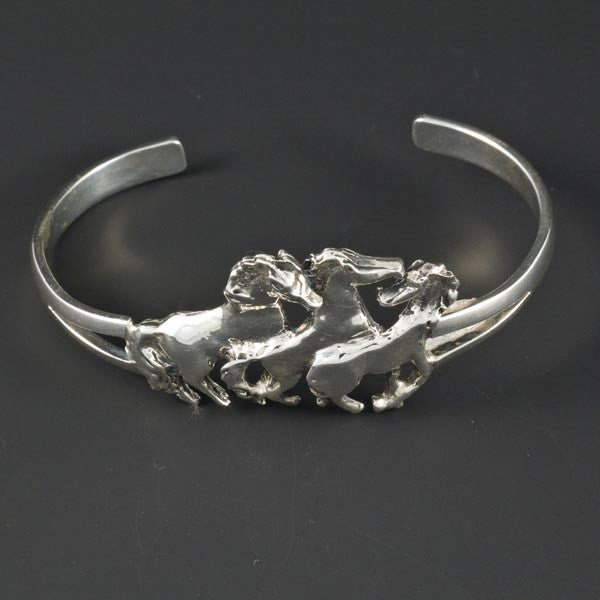 Silver Horses Bracelet