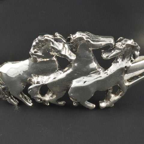 Silver Horses Bracelet