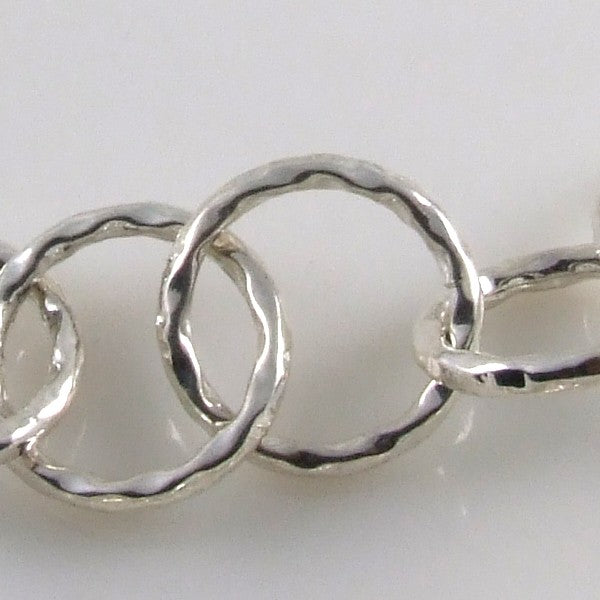 Hammered Necklace and Bracelet