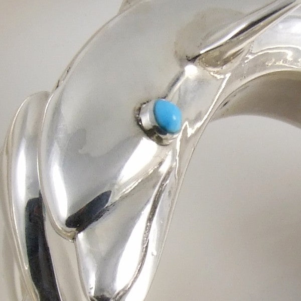 Dolphins Necklace & Bracelet Set Mexican Sterling Silver