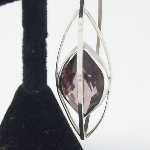 Amethyste Smokey Topaz Post Earrings