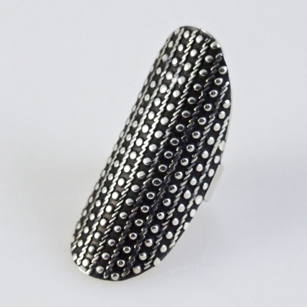 Oxidized Big Ring
