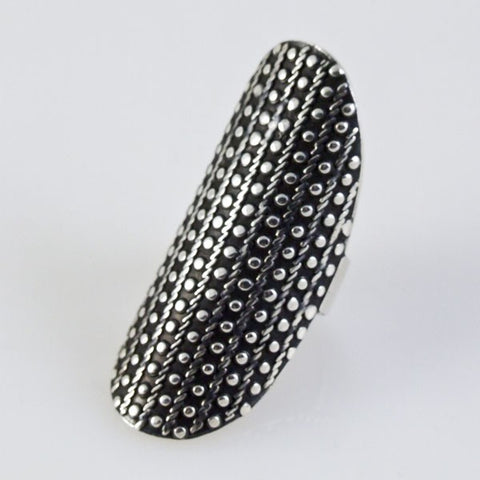 Oxidized Big Ring
