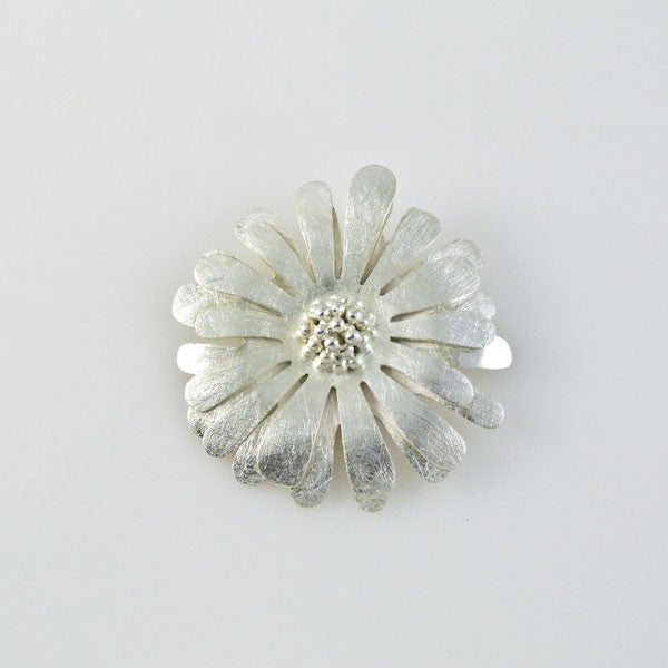 Brushed Flower Pendant
