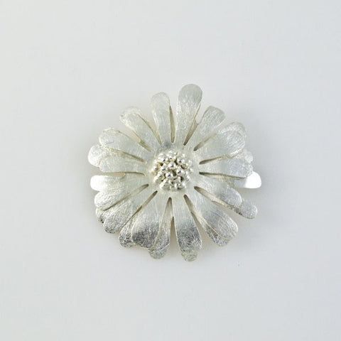 Brushed Flower Pendant
