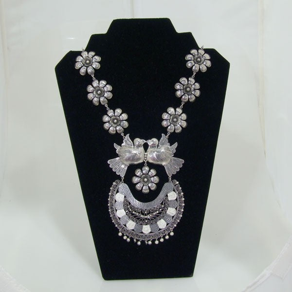 Filigree Necklace Mexican Sterling Silver
