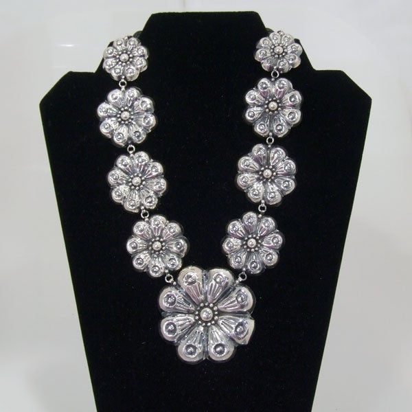 Silver Plain Filigree Set