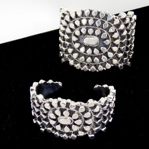 Silver Cuffs Navajo Style