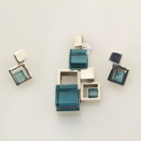 Fashion Blue Topaz Set